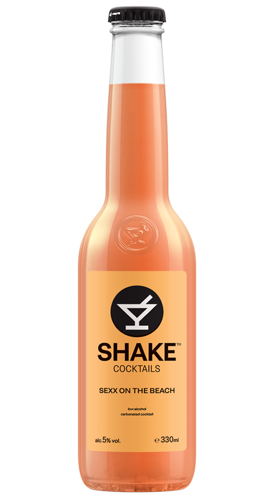 SHAKE koktejl Sexx on the Beach 0,33l 5% (holá láhev)