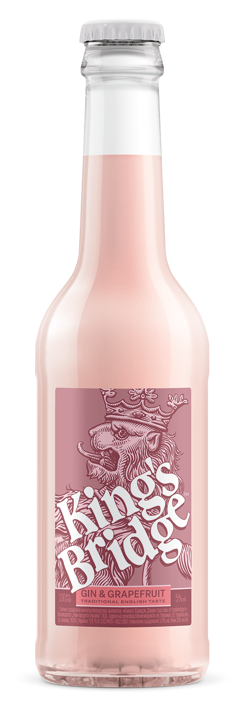 King´s Bridge koktejl Gin & Grapefruit 0,33l 5% (holá láhev)