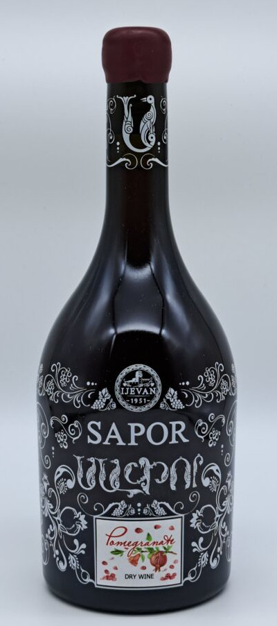 Ijevan Sapor Pomegranate Dry 0,75l suché ovocné víno (holá láhev)