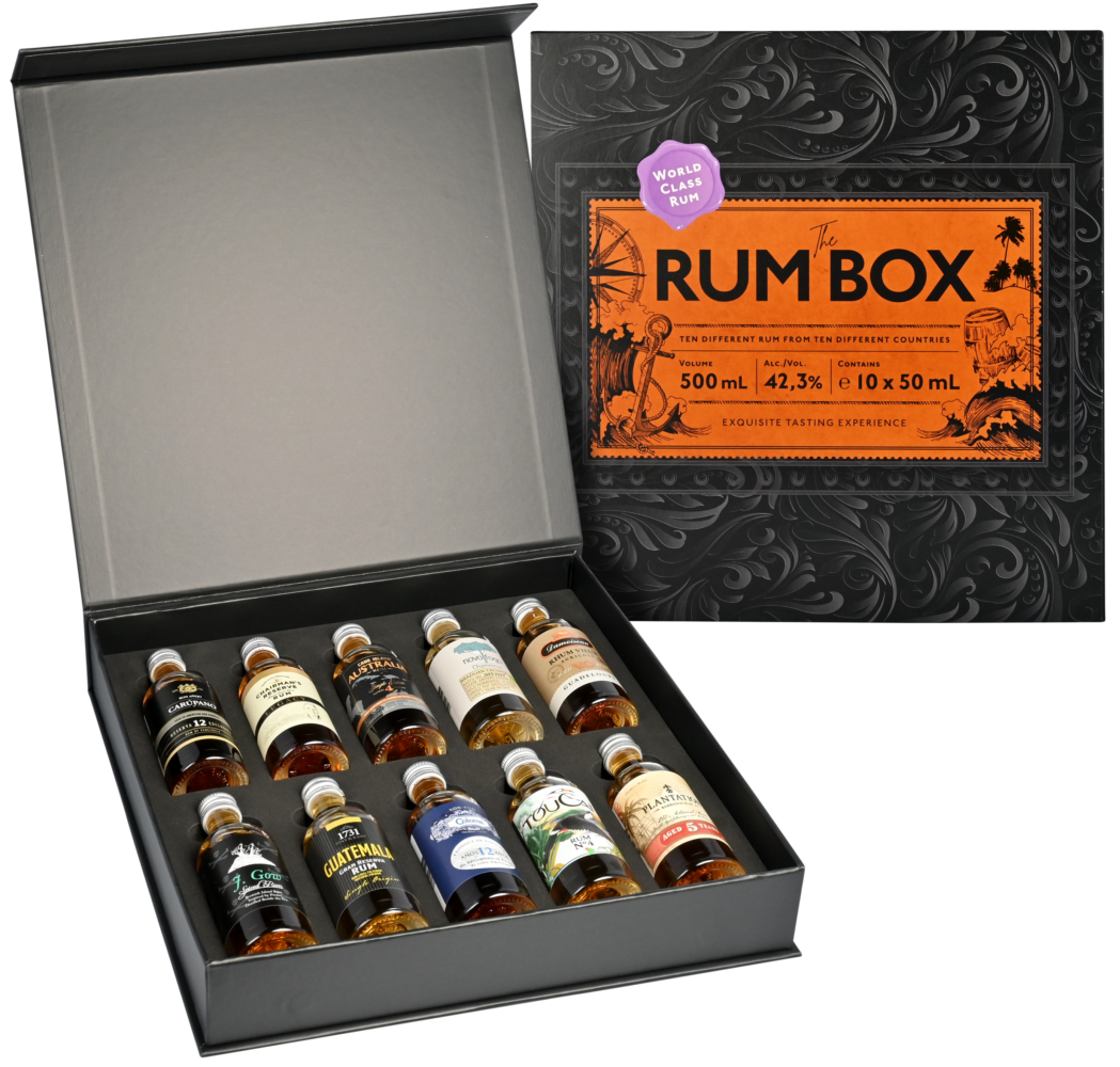 24daysofrum Rum Box Purple Edition 10x50ml 42,3% Gift Box