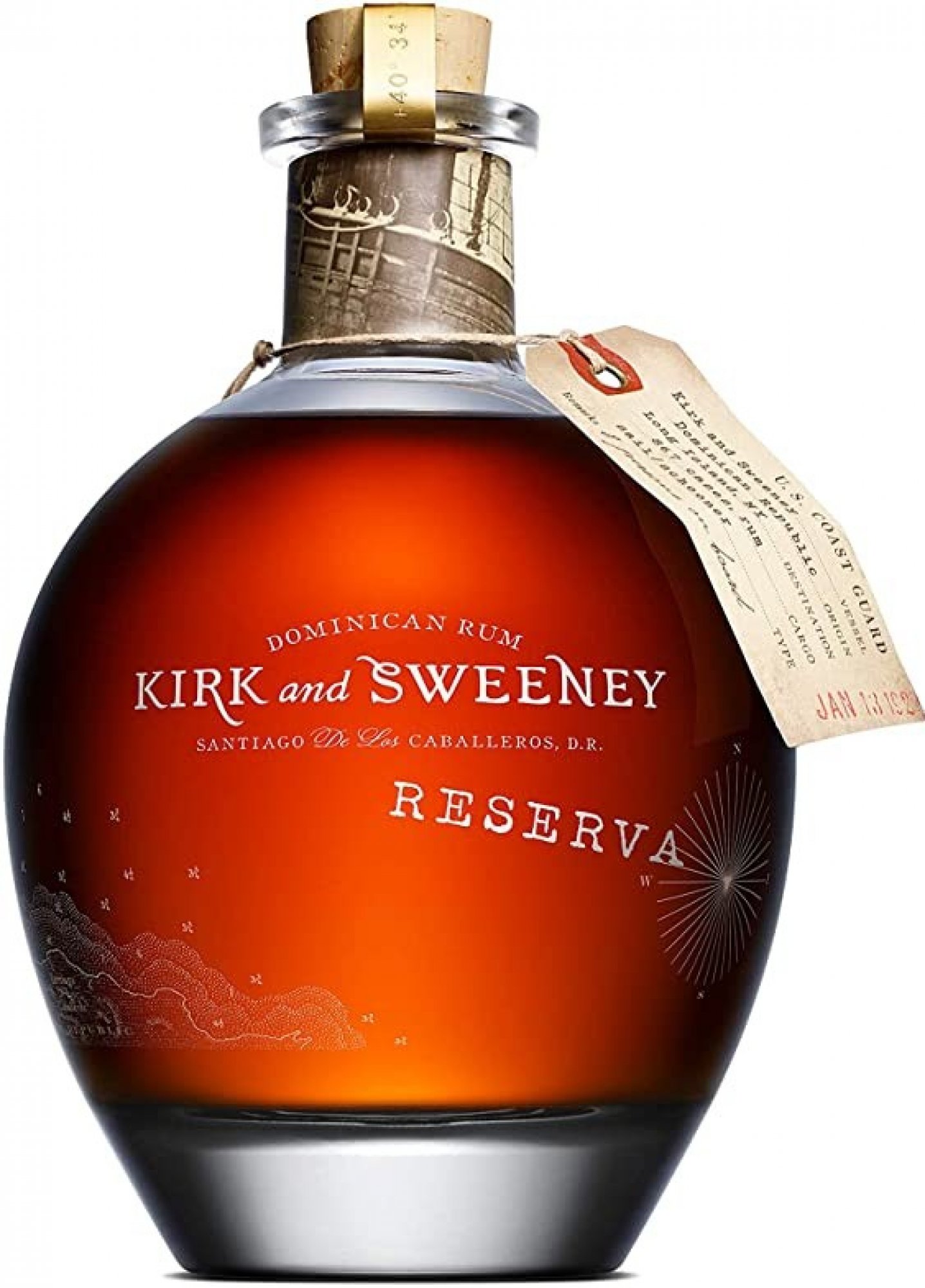KIRK & SWEENEY RESERVA 40% 0,7l (holá láhev)
