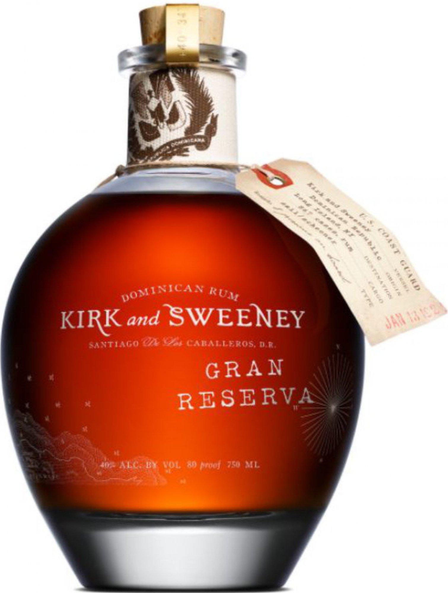 Kirk and Sweeney Gran Reserva 0,7l 40% (holá láhev)