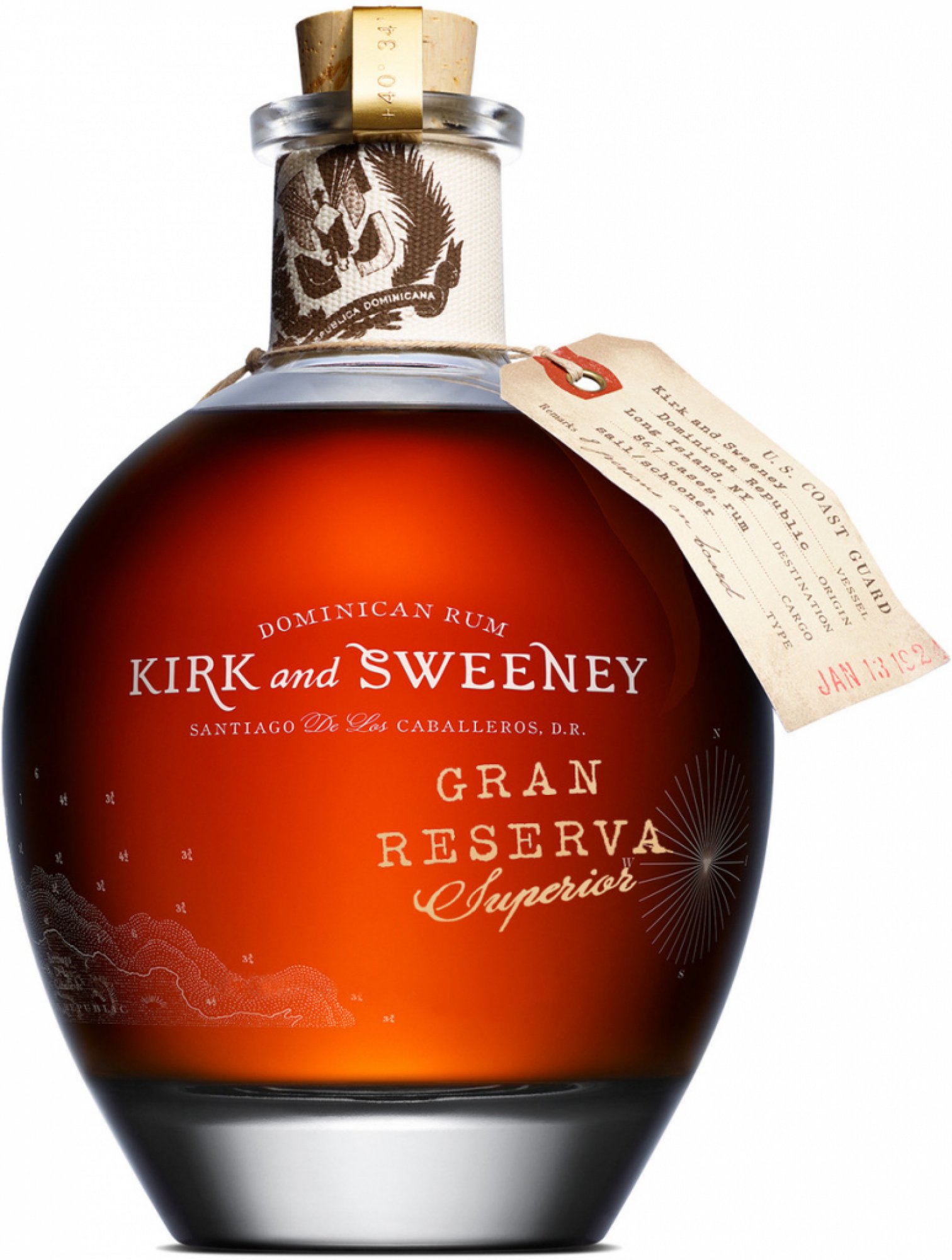 KIRK & SWEENEY RESERVA SUPERIOR 40% 0,7l (holá láhev)
