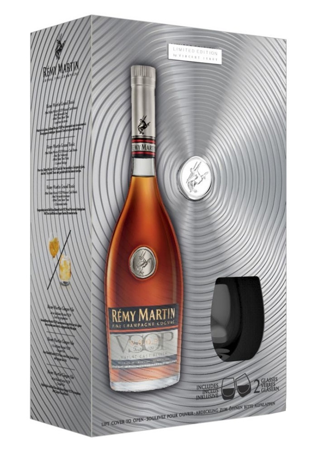 Rémy Martin VSOP 0,7l 40% (dárkové balení 2 skleničky)