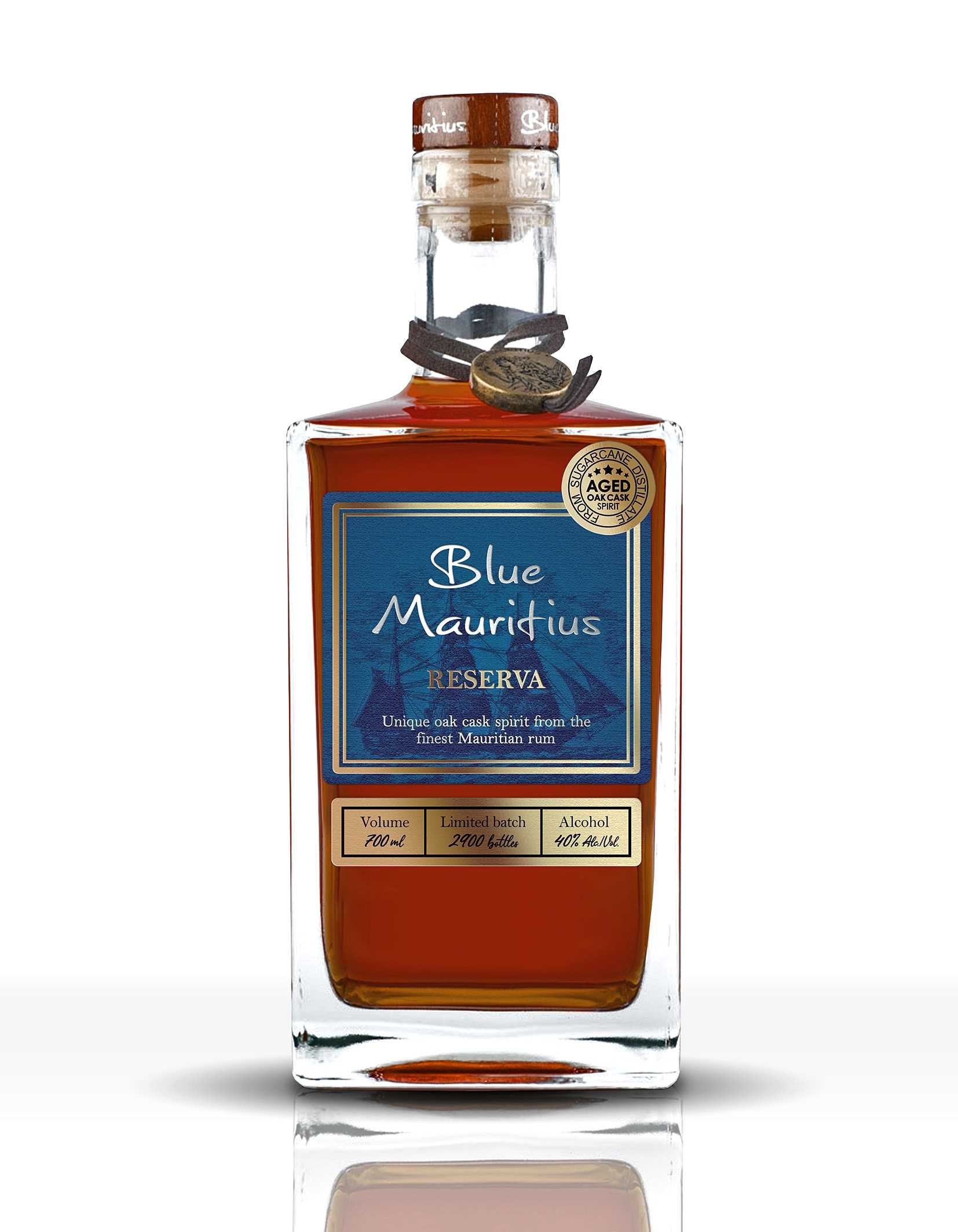 Blue Mauritius Reserva 0,7l 40% (holá láhev)