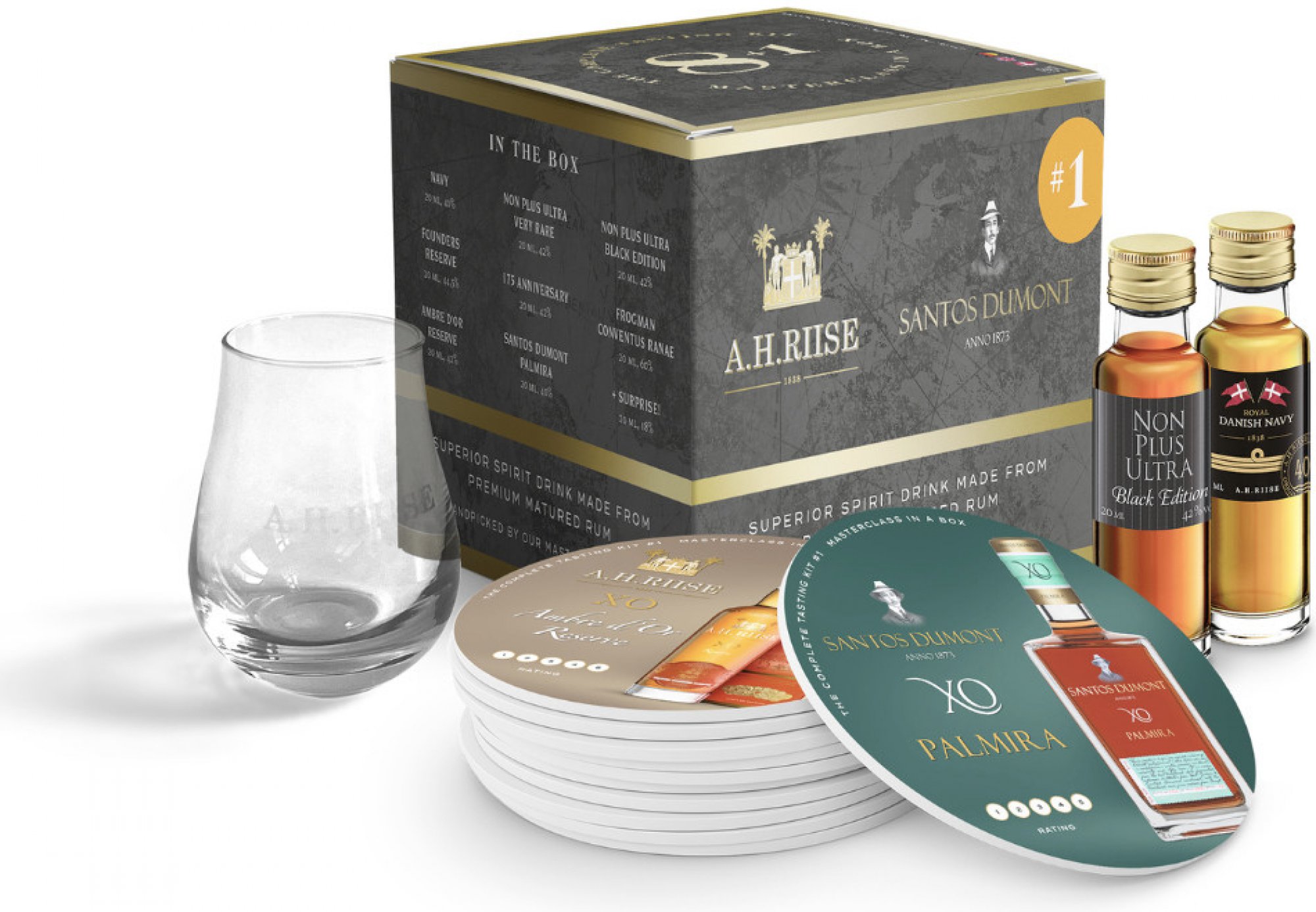 A. H. Riise A.H.Riise Tasting Box Albert 9x0,02l