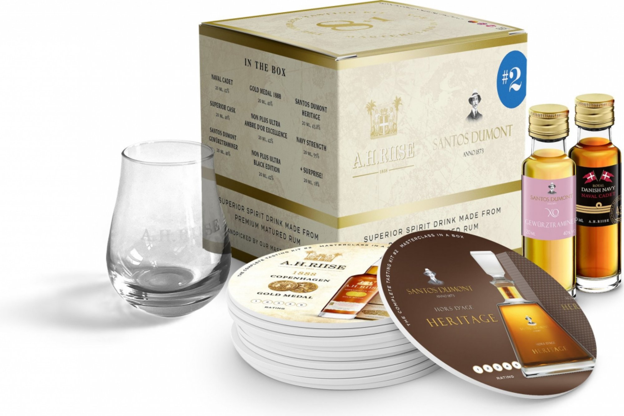 A. H. Riise A.H.Riise Tasting Box Henriette 9x0,02l