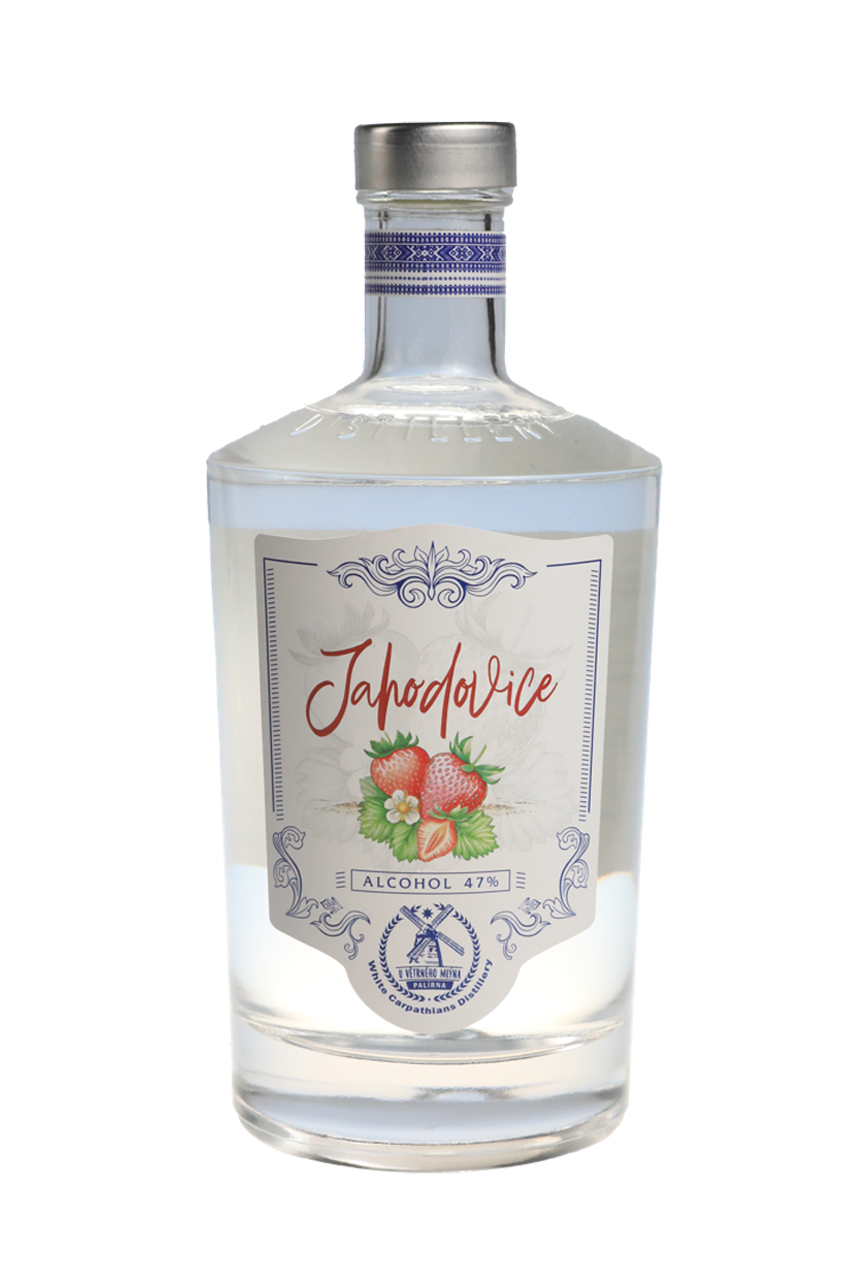 Jahodovice Kuželov 0,5l 47% (holá láhev)
