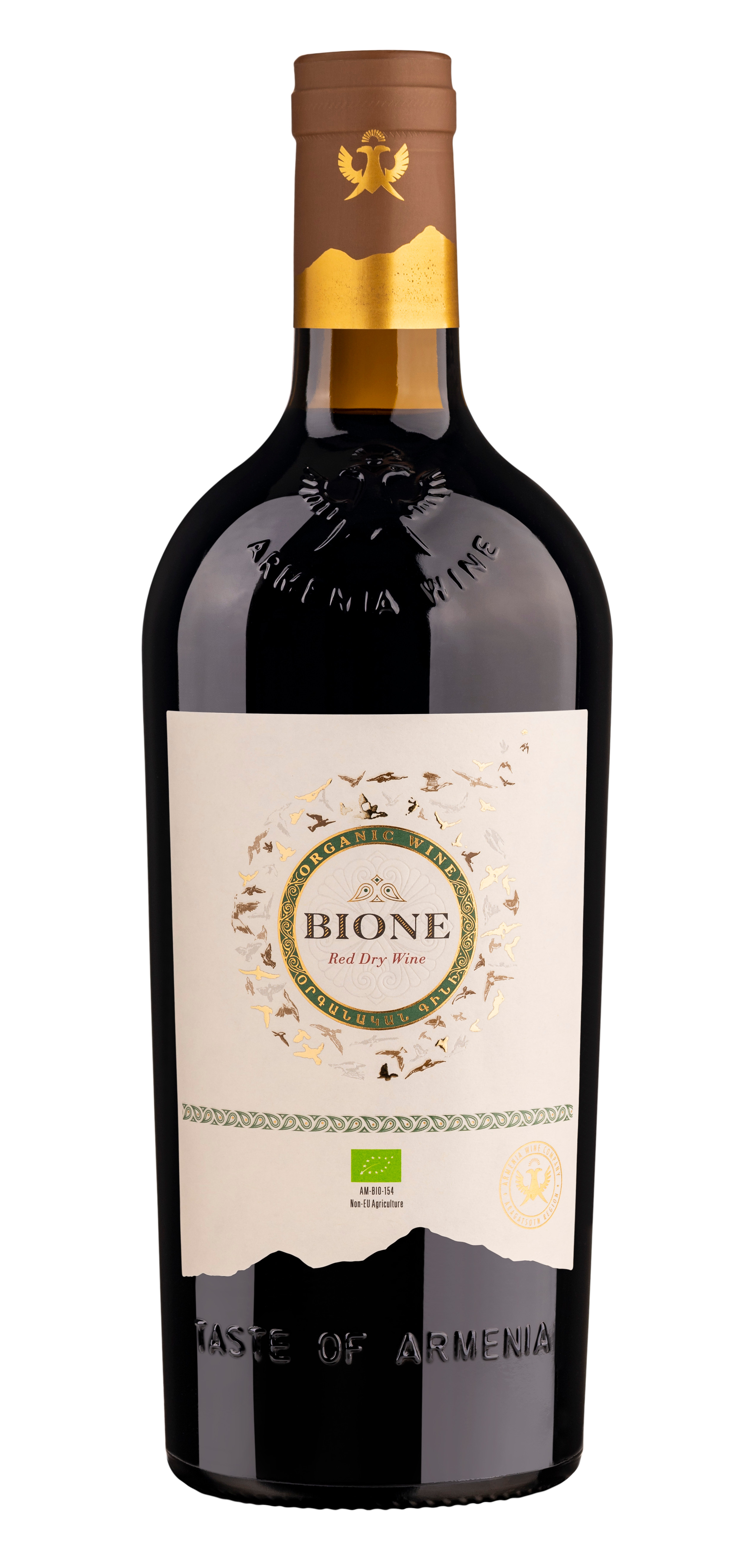 Armenia BIONE 0,75l 14% suché červené víno (holá láhev)