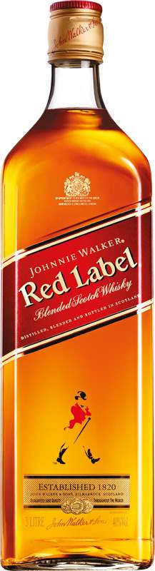 JOHNNIE WALKER RED 40% 3l (holá láhev)