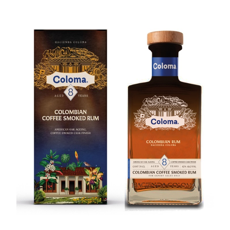 Coloma 8 letý Colombian Coffee Smoked Rum
