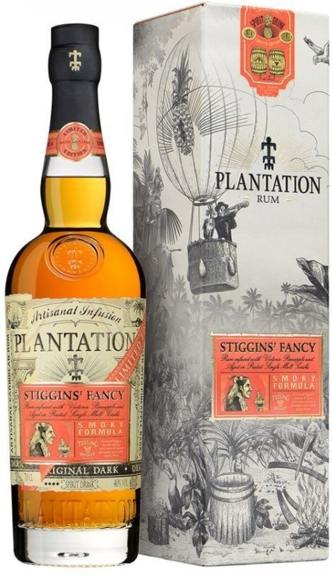 Plantation Pineapple Smoky 0,7l 40% (karton)