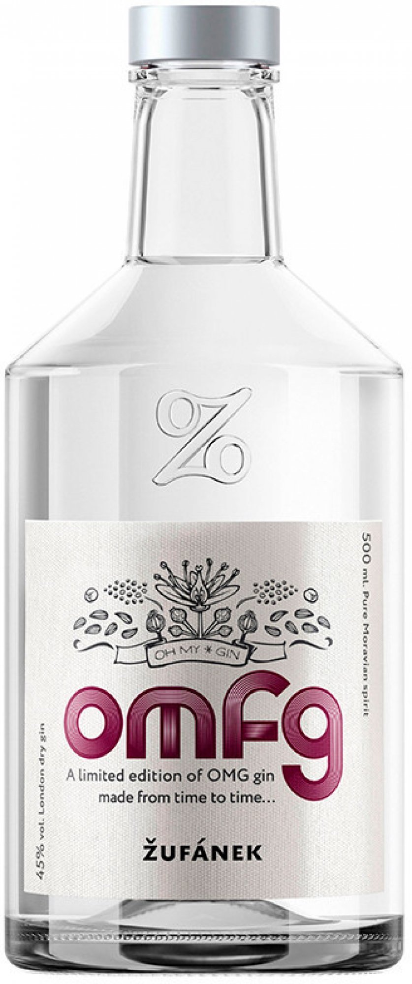 OMFG gin Žufánek Limitovaná Edice 2024 45% 0,5l (holá láhev)