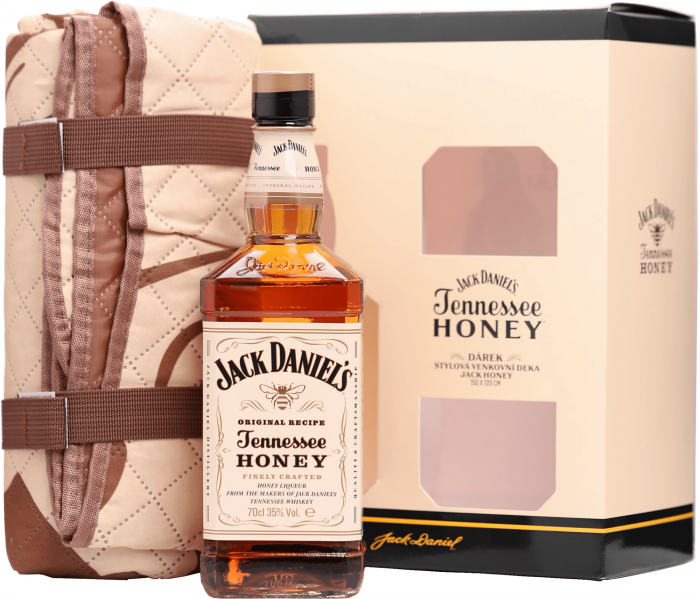 Jack Daniel`s Honey+deka 40% 0,7l (holá láhev)