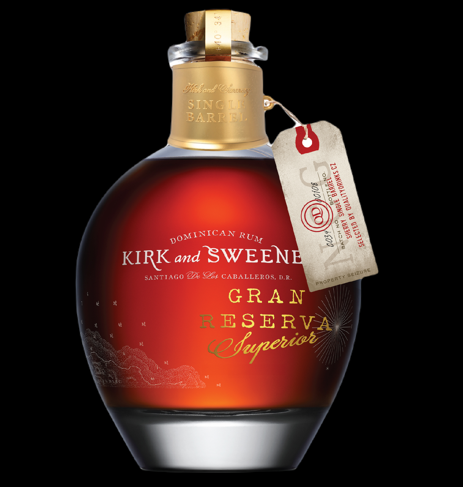 Kirk and Sweeney Kirk & Sweeney Single Barrel Sherry 40% 0,7 l (holá láhev)