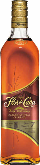Flor de Cana 40% 7y 1 l (holá láhev)
