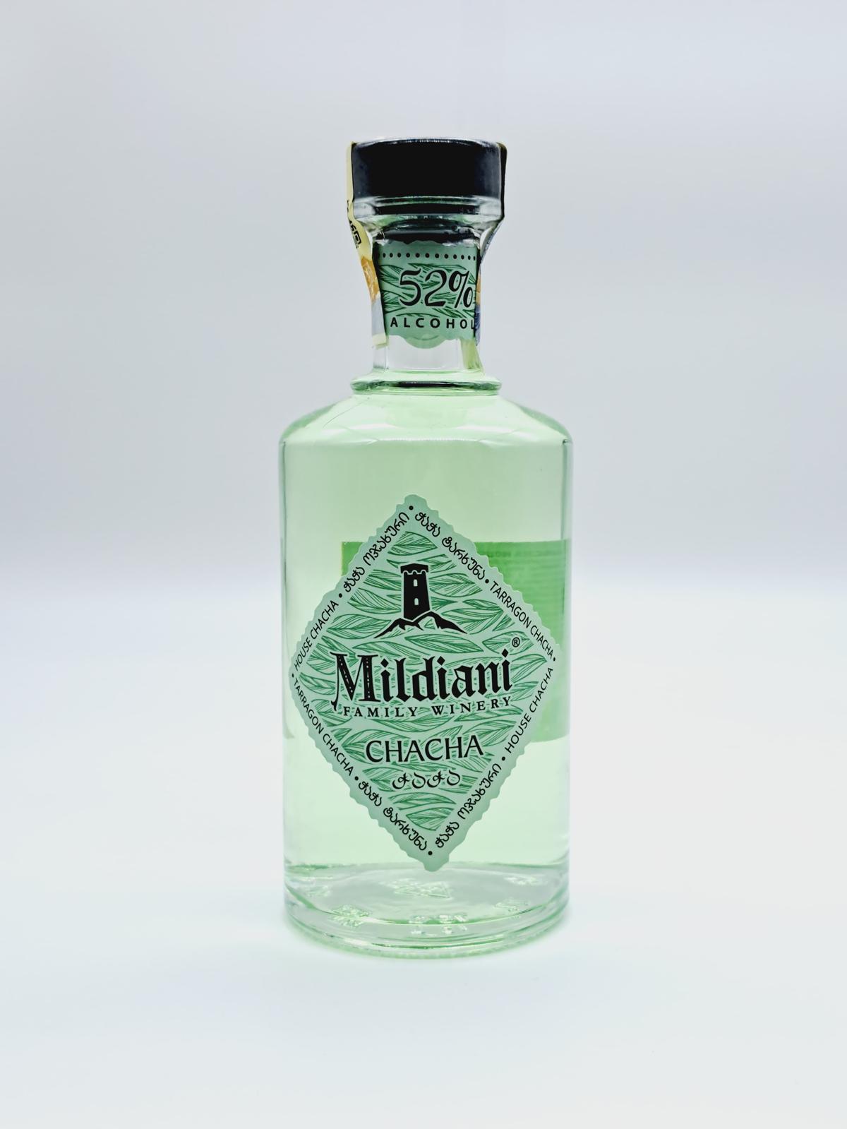 Chacha Tarragon 0,5l 52% (holá láhev)