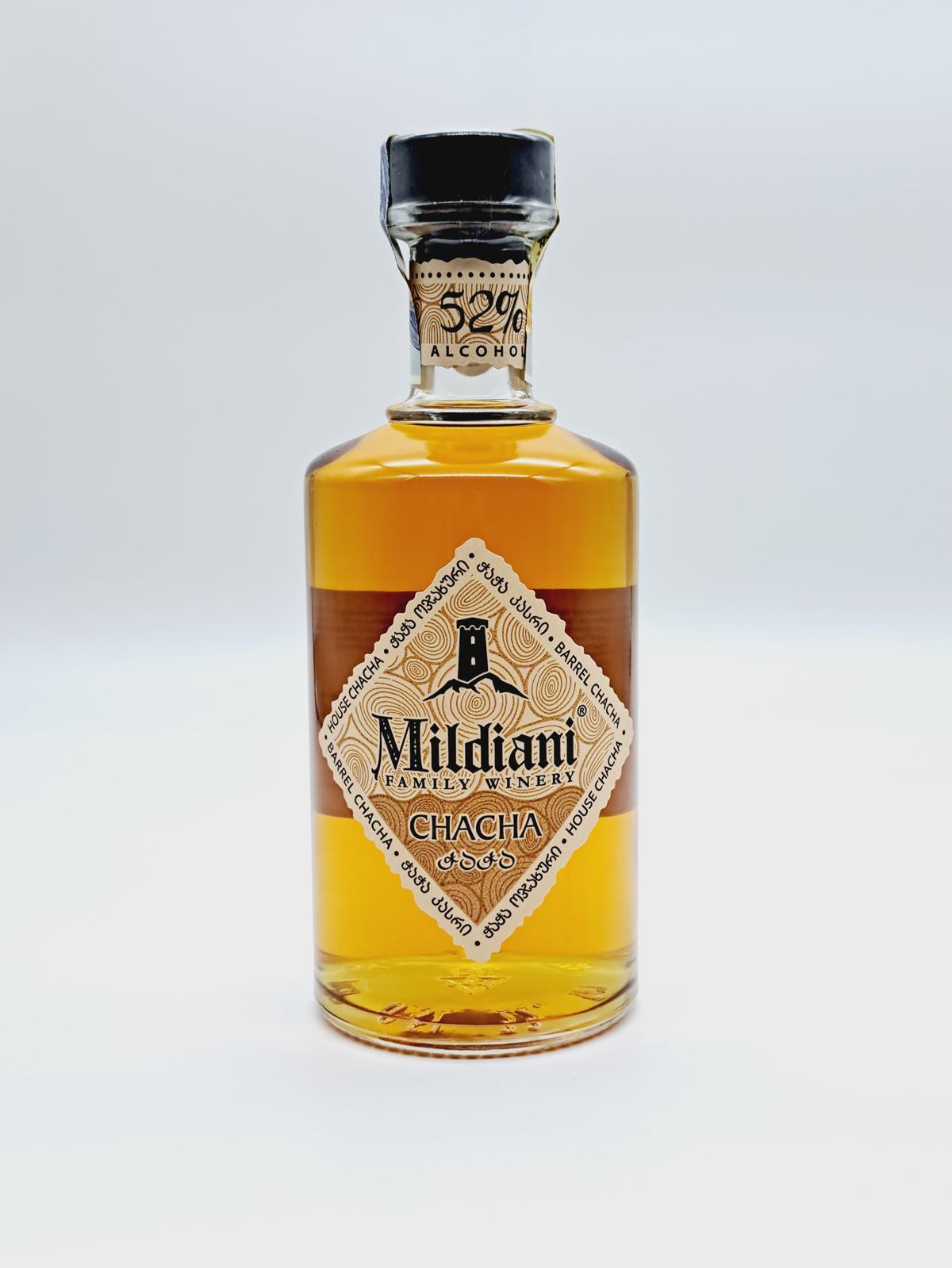 Chacha House Barrel 0,5l 52% (holá láhev)