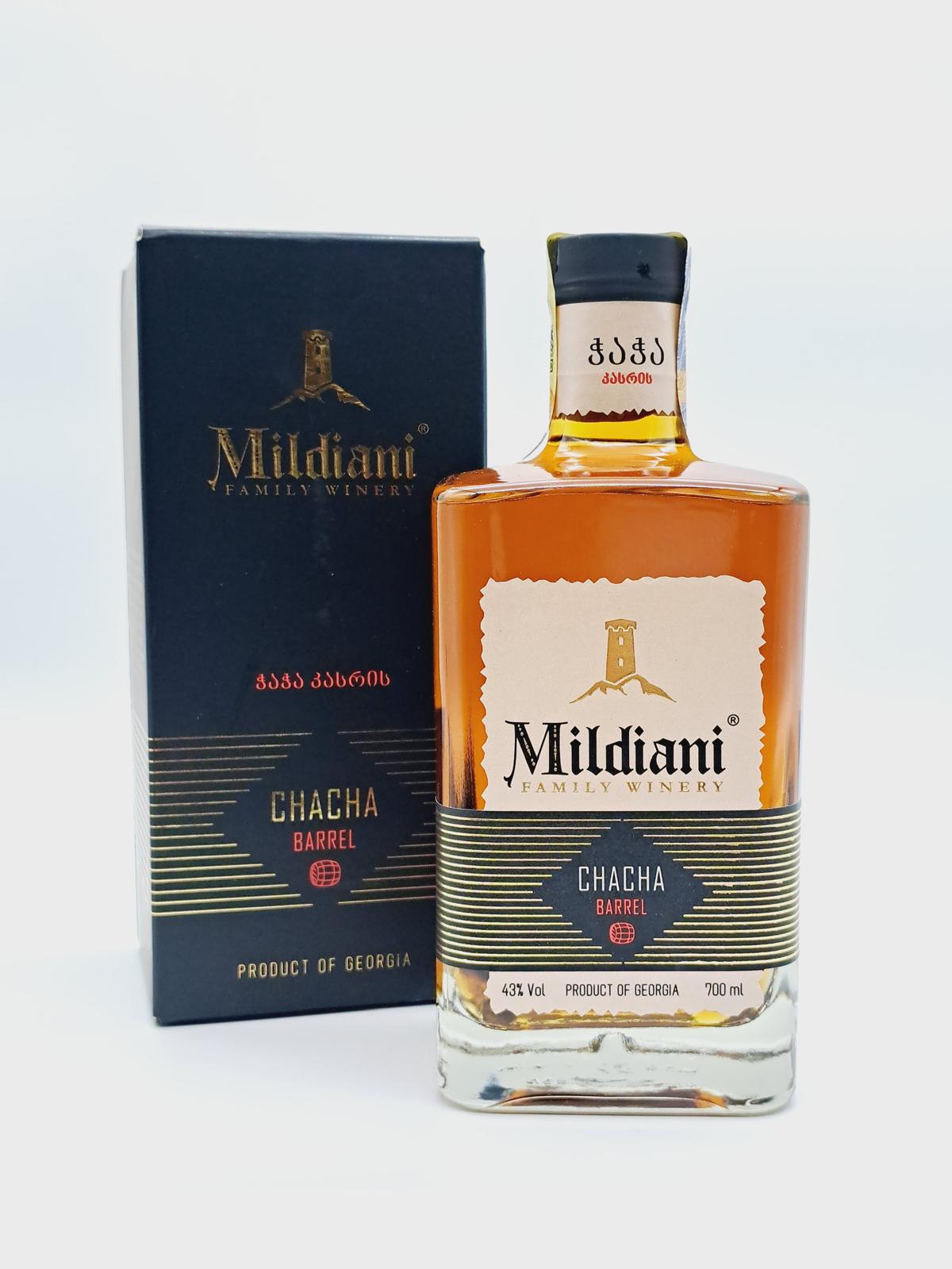 Mildiani Chacha Barrel Premium 0,7l 43% (kartón)