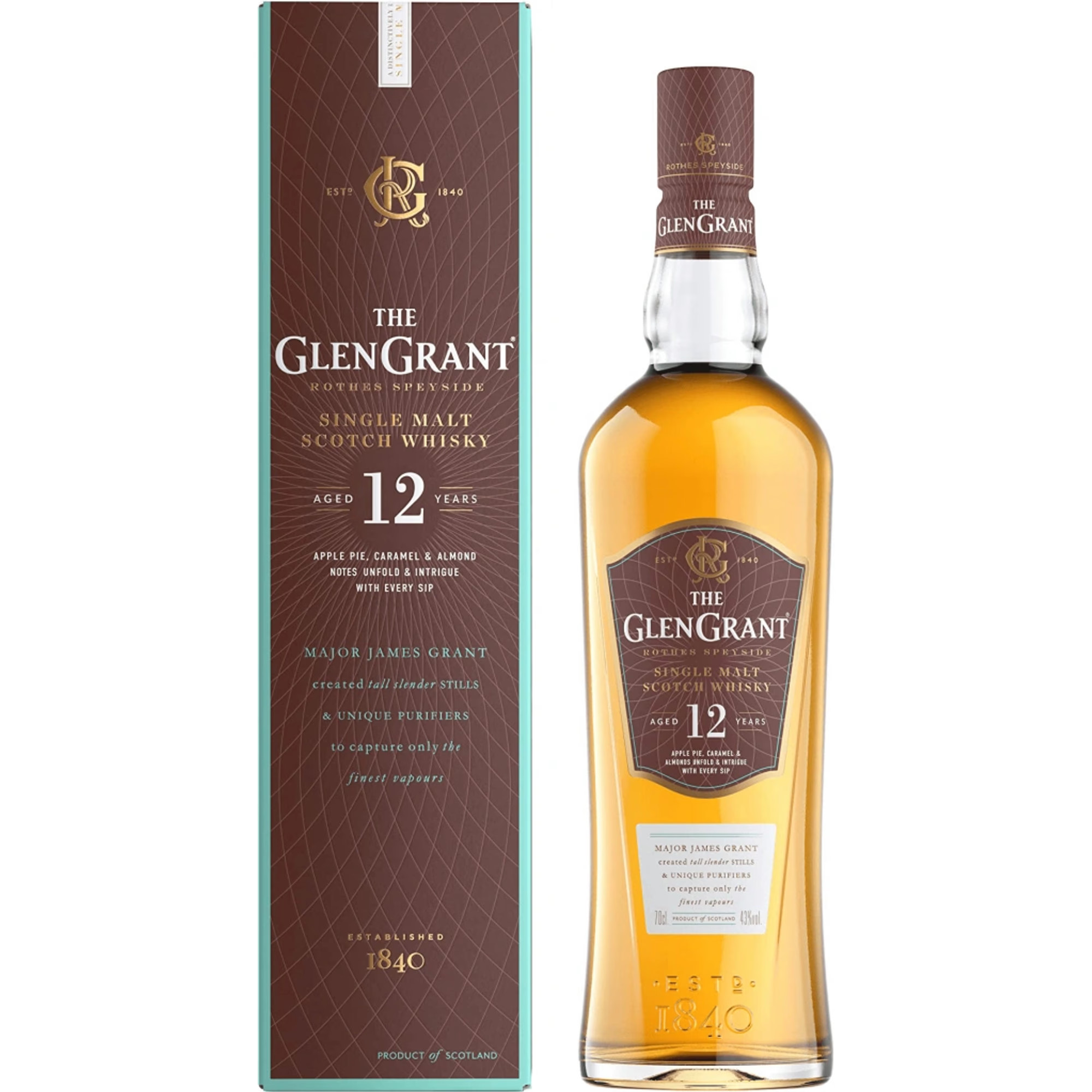 Glen Grant 12y 0,7l 40% (karton)