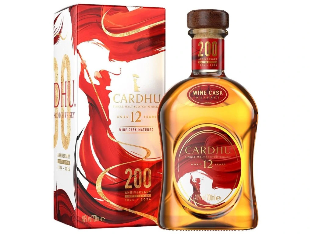 Cardhu 12y 200th Anniversary Wine Cask 0,7l 40% (karton)