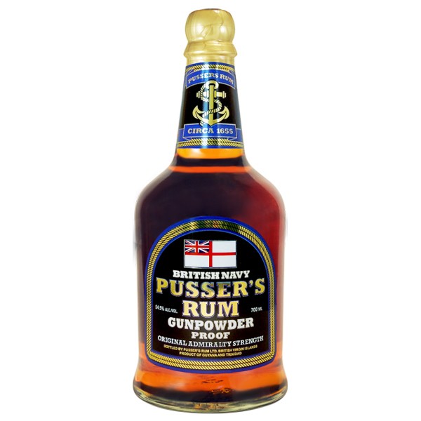 Pusser's Gunpowder Proof 54,5% 0,7l (holá láhev)
