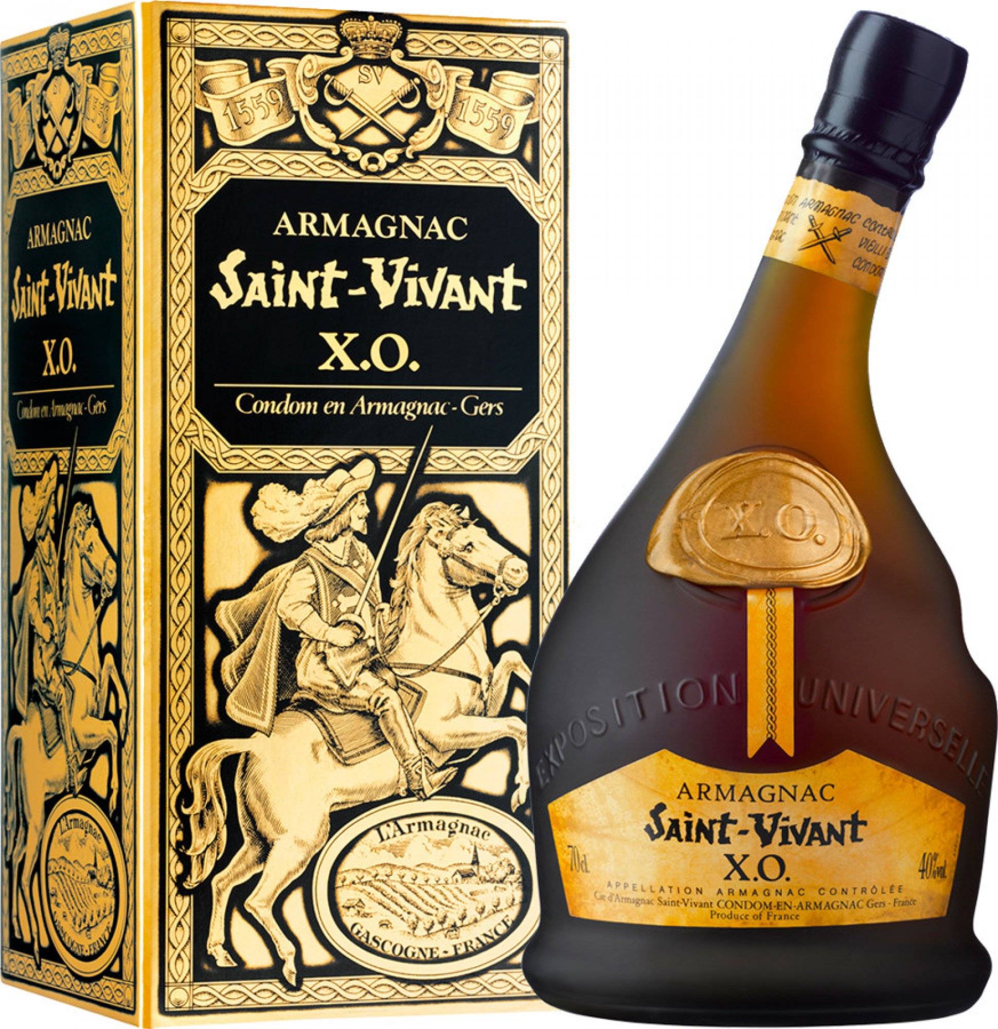 Saint - Vivant XO 0,7l 40% (karton)