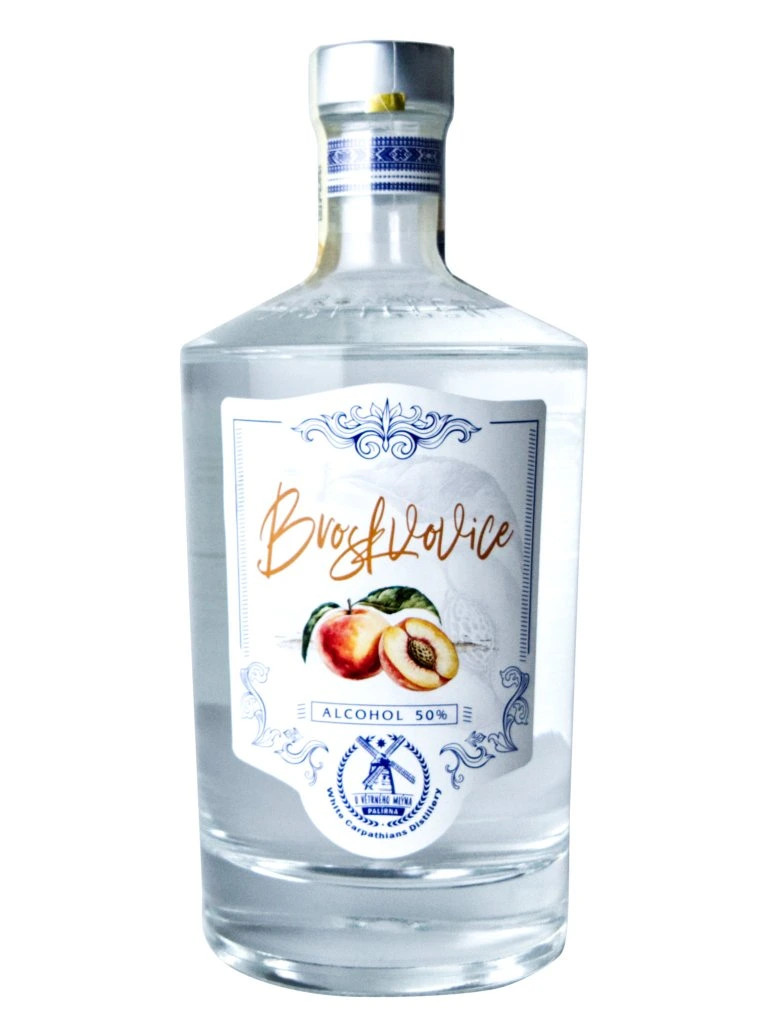 Broskvovice Kuželov 0,5l 50% (holá láhev)