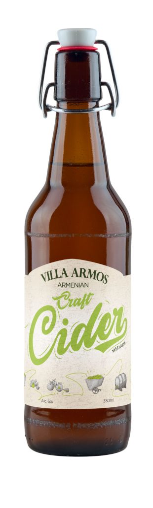 Villa Armos Craft Cider Medium 0,33l 6% (holá láhev)