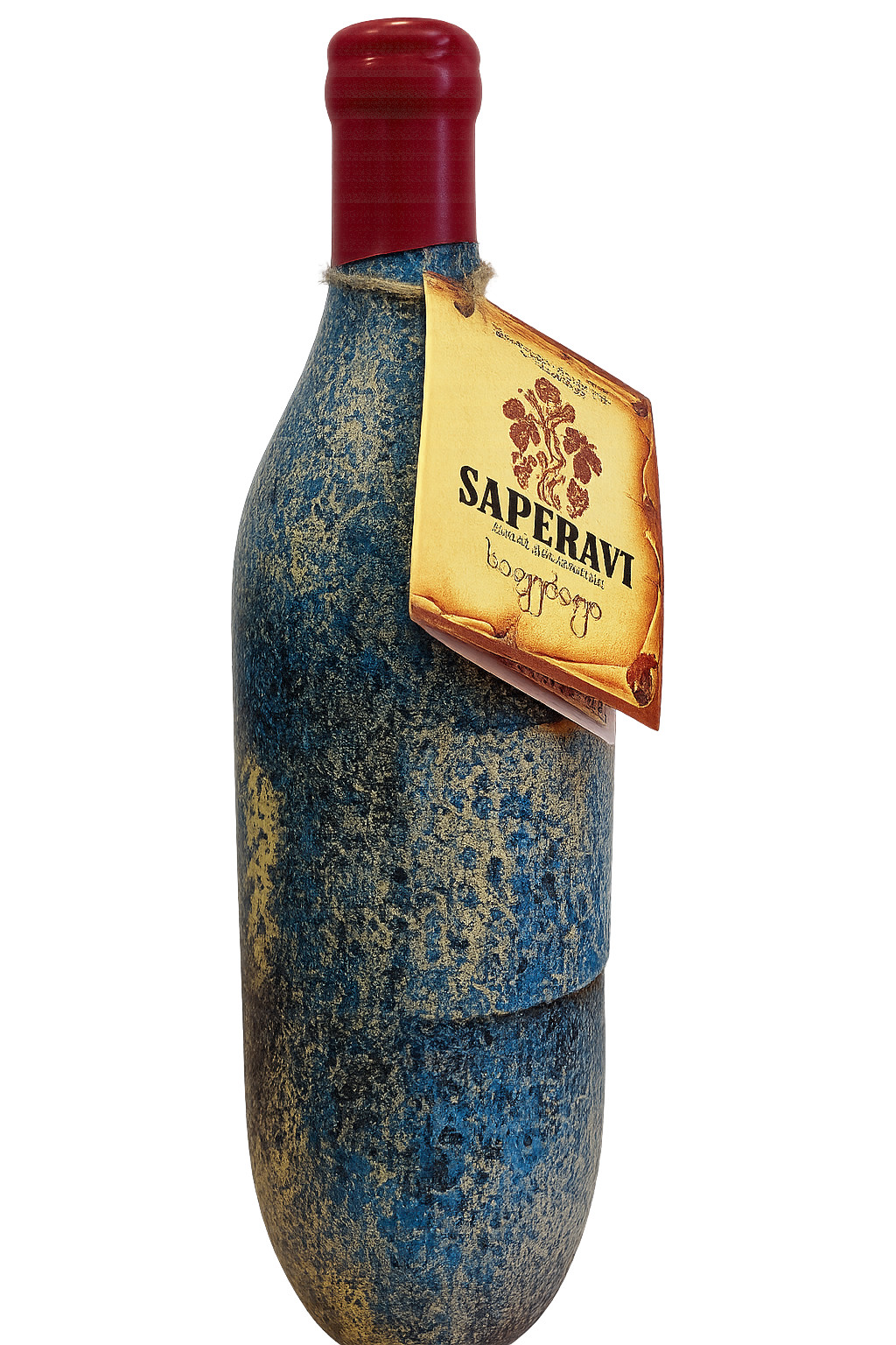 Ninotsminda Saperavi 0,75l suché červené víno (dárkové balení keramika Gareji)