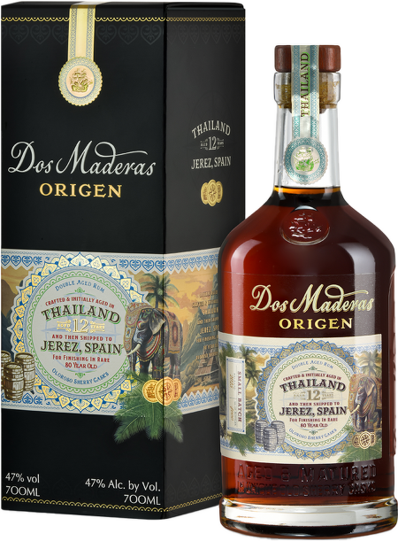 Dos Maderas 12y Origen Thailand 0,7l 47% (karton)