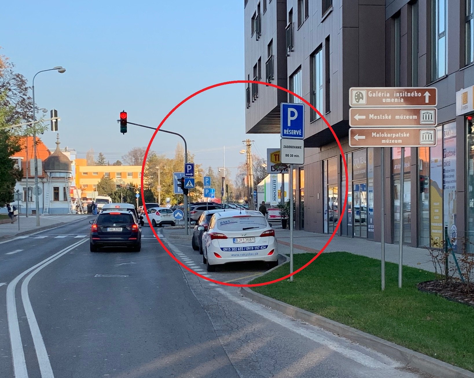 Parkovanie Tester.sk