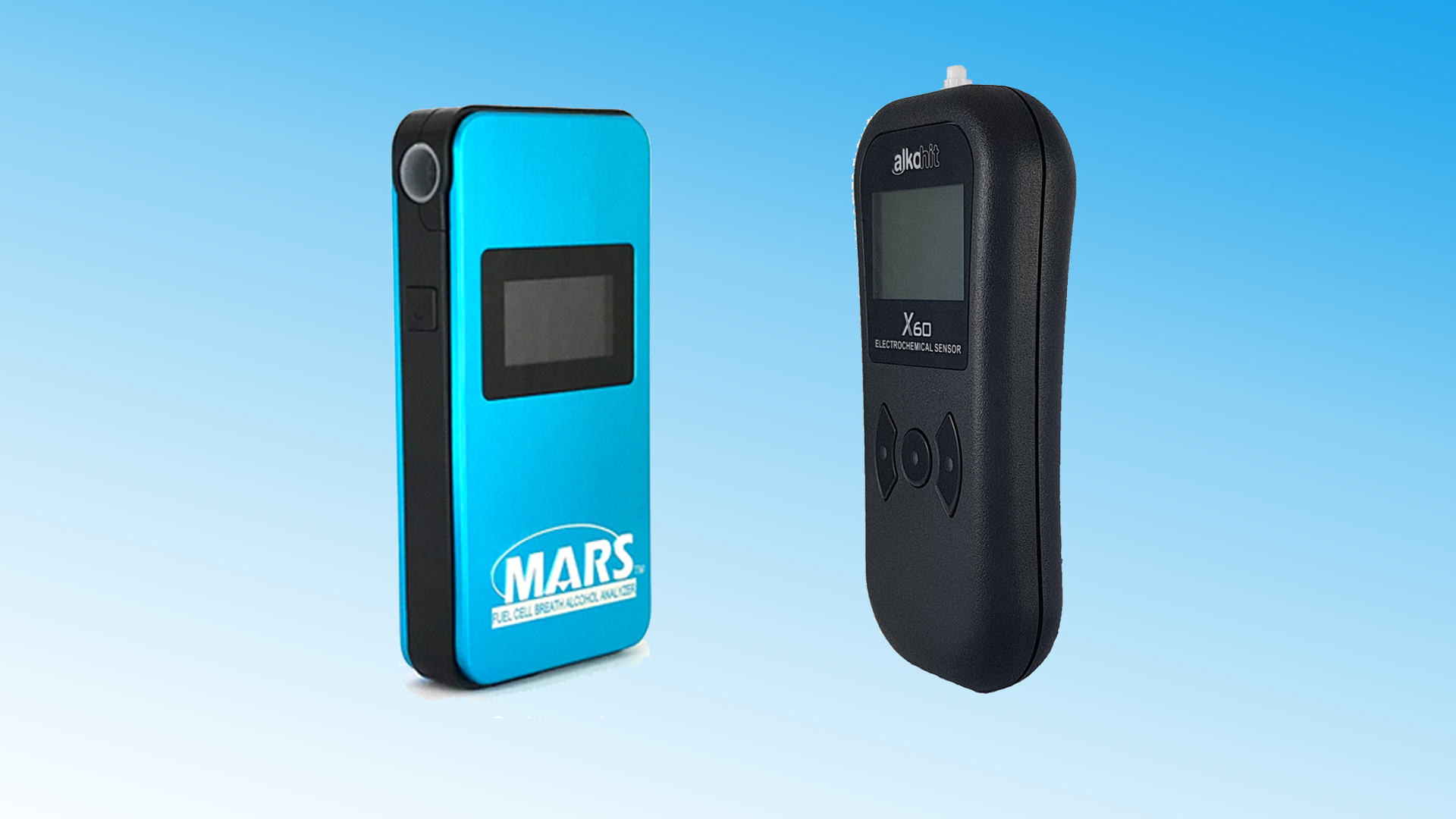 Porovnanie produktov Alcovisor Mars v2 a Alkohit X60