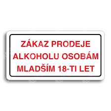Zákaz prodeje osobám mladší 18 let