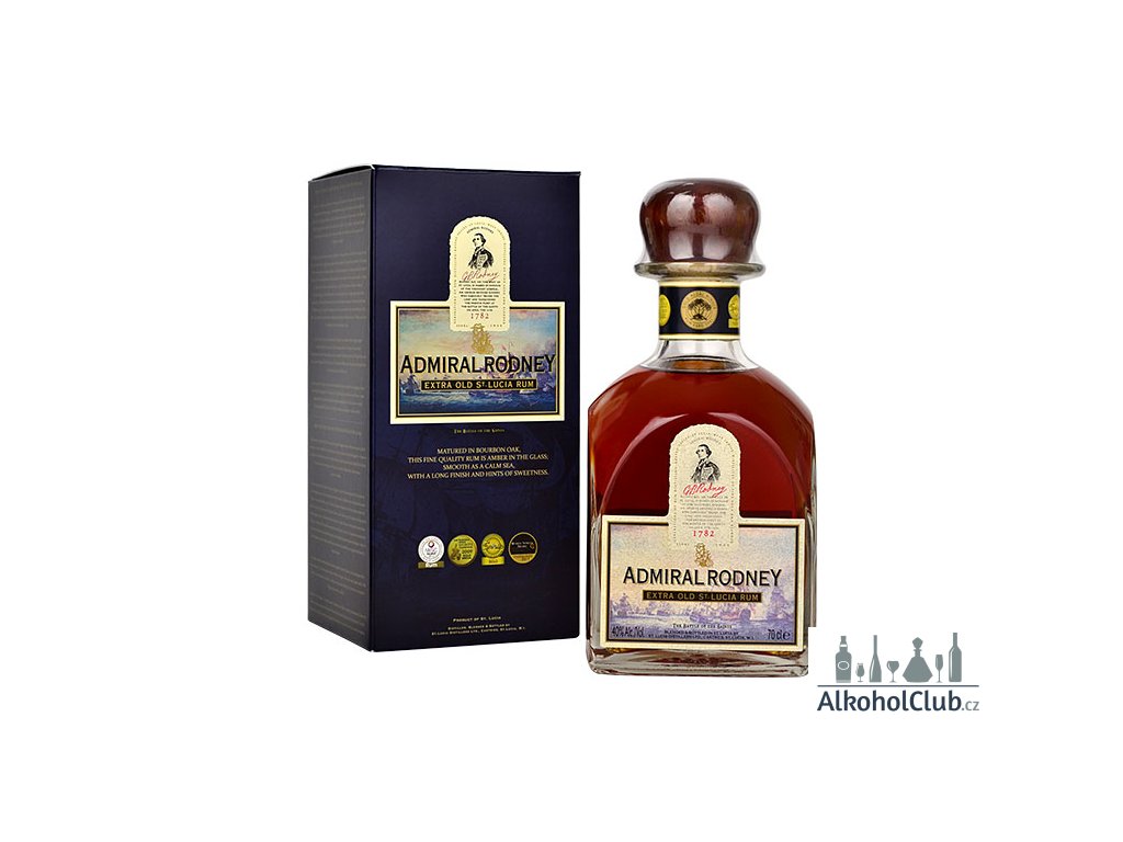admiral rodney extra old rum - výtečný námořnický rum