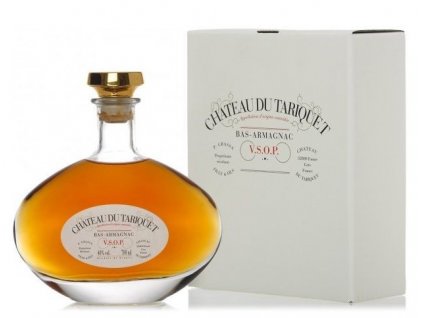 Krásný dárek Armagnac Chateau du Tariquet CARAFE VSOP CLASSIQUE 40%