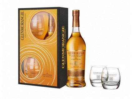 456 glenmorangie original 10yo 40 70cl. 2 glasses