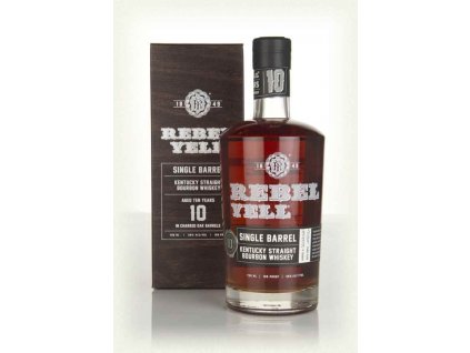 rebel yell 10year old single barrel whiskey