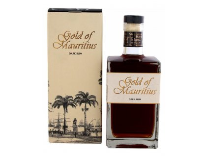 gold of mauritius dark rum 700ml gift box