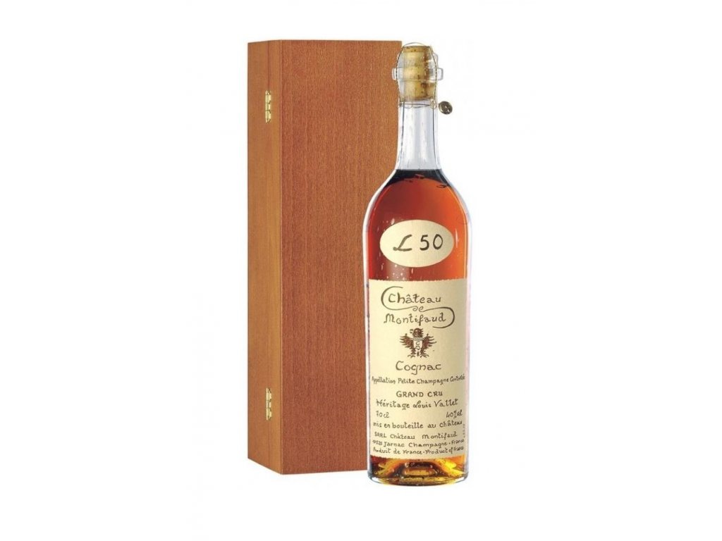 Chateau de Montifaud Cognac Louis Vallet Heritage 50y 40% 0,7 l (kazeta)