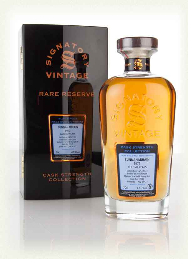 Signatory Vintage Co. Ltd.Scotland Bunnahabhain 42 Year Old 1973 (cask 12145) 47,9% 0,7l - Cask Strength Collection Rare Reserve (Signatory)