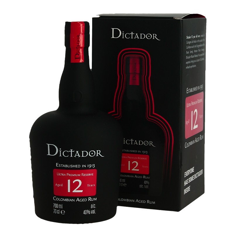 Destileria Colombiana Dictador 12 YO, Gift box, 40%, 0,7l
