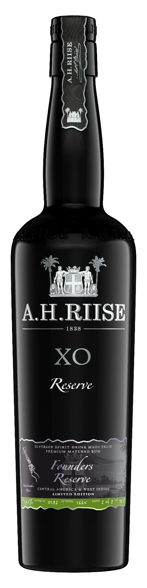 A.H. Riise X.O. Founders Reserve No. VI 45,5% 0,7l