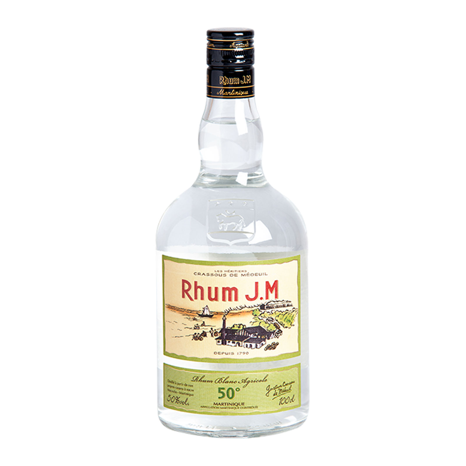 J.M Rhum Blanc 50% 1 l