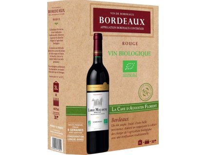 La Cave d'Augustin Florent Bordeaux Rouge AOC BIO 3l BiB