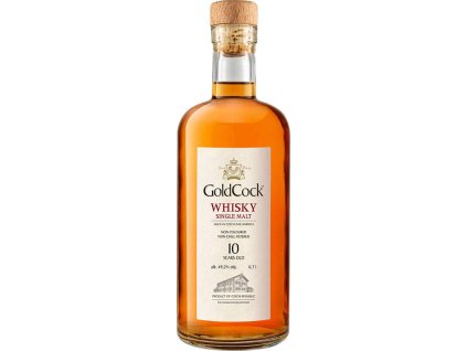 4637 gold cock malt whisky 10yo 49 2 700ml