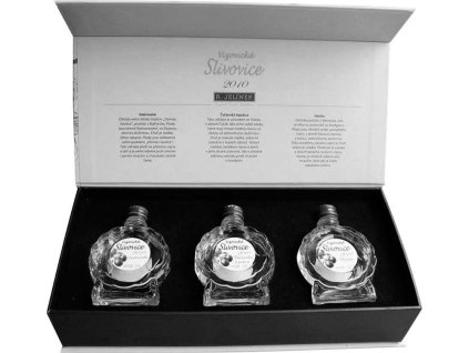 R.Jelínek Vizovická Slivovice Gabrovská, Čačanská Lepotica, Hanita 3x50ml mini