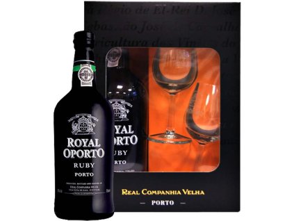 5123 royal oporto ruby 2 sklenicky 750ml