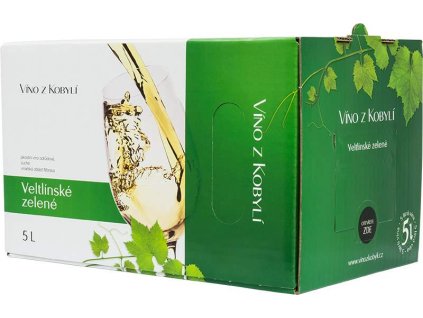 5276 vino z kobyli veltlinske zelene 5l bib