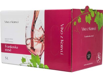 5282 vino z kobyli frankovka rose 5l bib